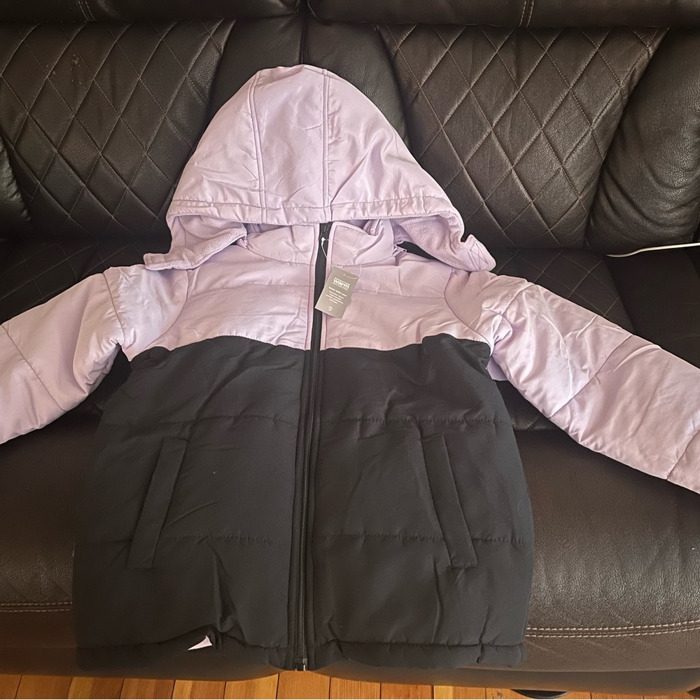 This coat is very cute, cozy, and warm for any little girl!